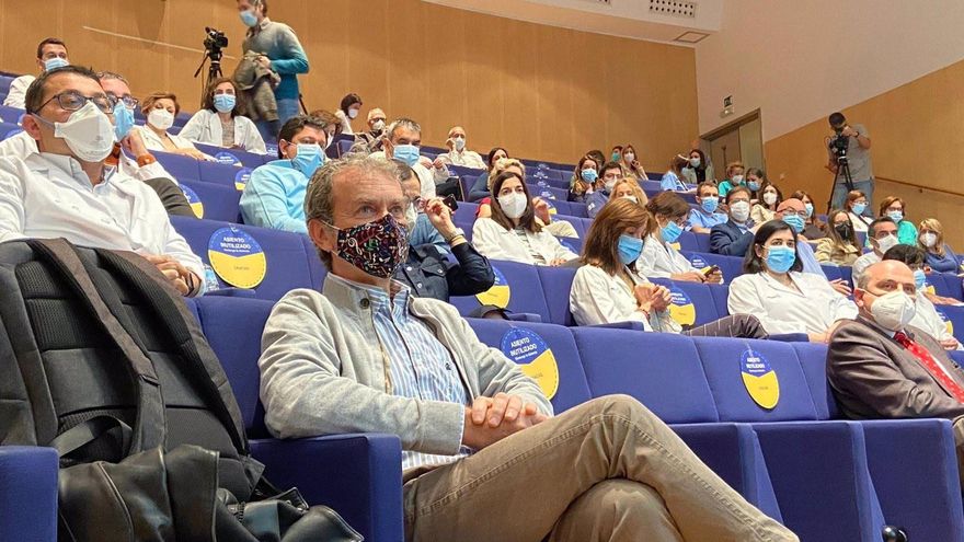 Fernando Simón antes de participar en una conferencia en Ciudad Real