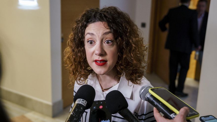 La portavoz adjunta de Sumar, Aina Vidal, en el Congreso de los Diputados, a 5 de marzo de 2025, en Madrid (España).