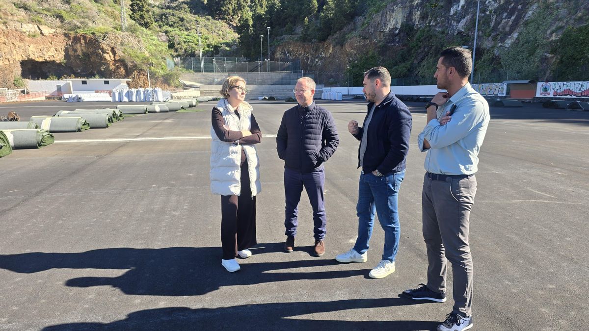 El Cabildo destina 130.000 euros a la sustitución del césped del campo de fútbol de Tijarafe