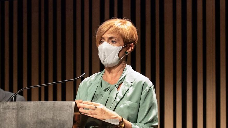 La consejera Tapia, en una comparecencia