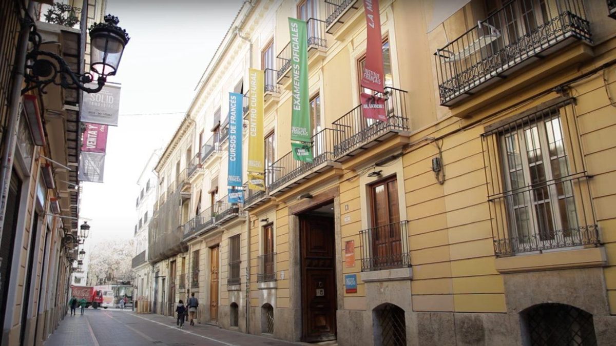 Seu de l'Institut Français de València al barri del Carme.