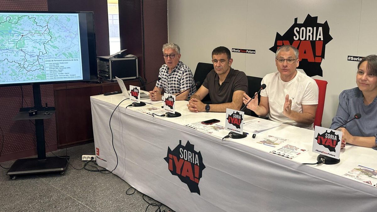 Soria ¡Ya! convoca una manifestación el 11 de julio para reclamar un ferrocarril digno