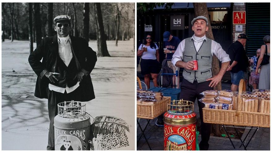Los barquilleros, el dulce oficio con más de cuatro siglos de historia que sobrevive en el Madrid de las verbenas