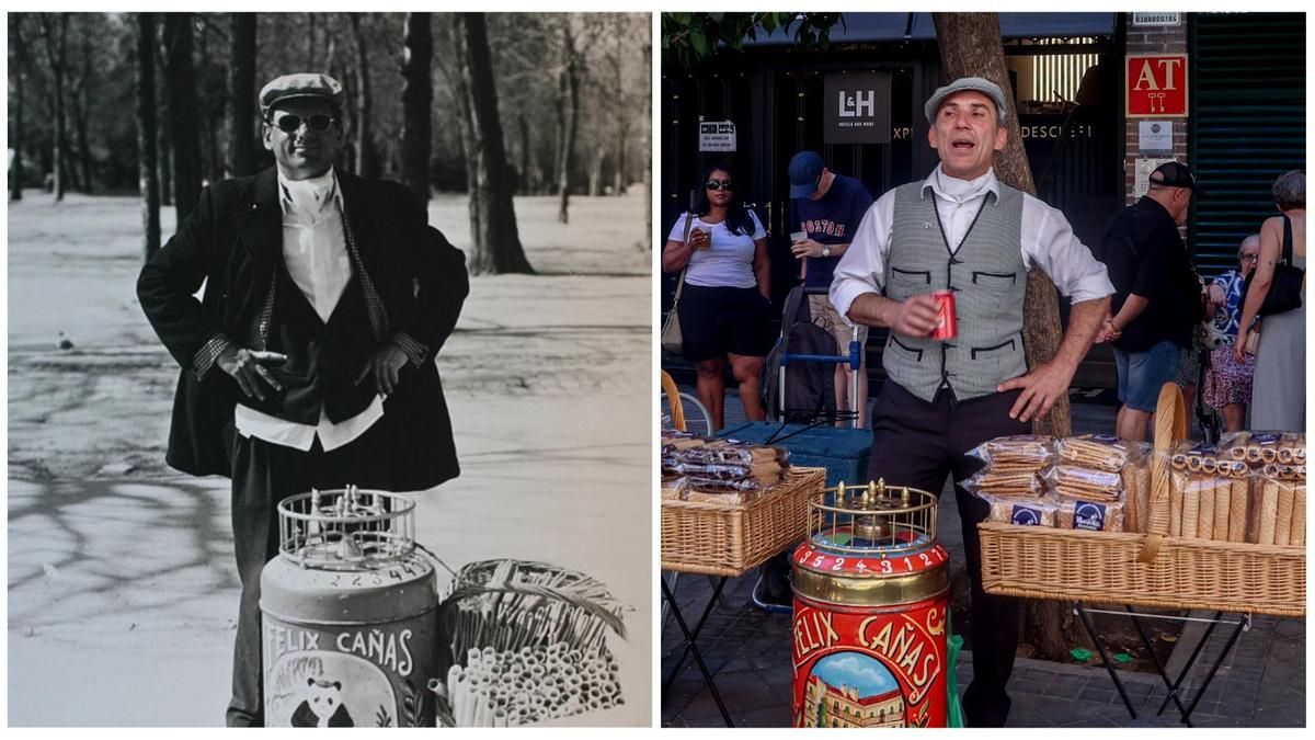 Los barquilleros, el dulce oficio con más de cuatro siglos de historia que sobrevive en el Madrid de las verbenas