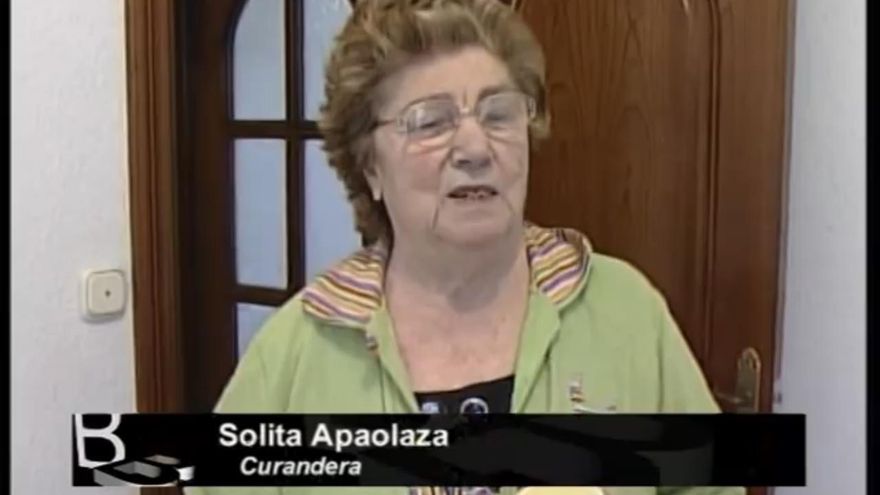 La curandera Soledad Apaolaza, en televisión