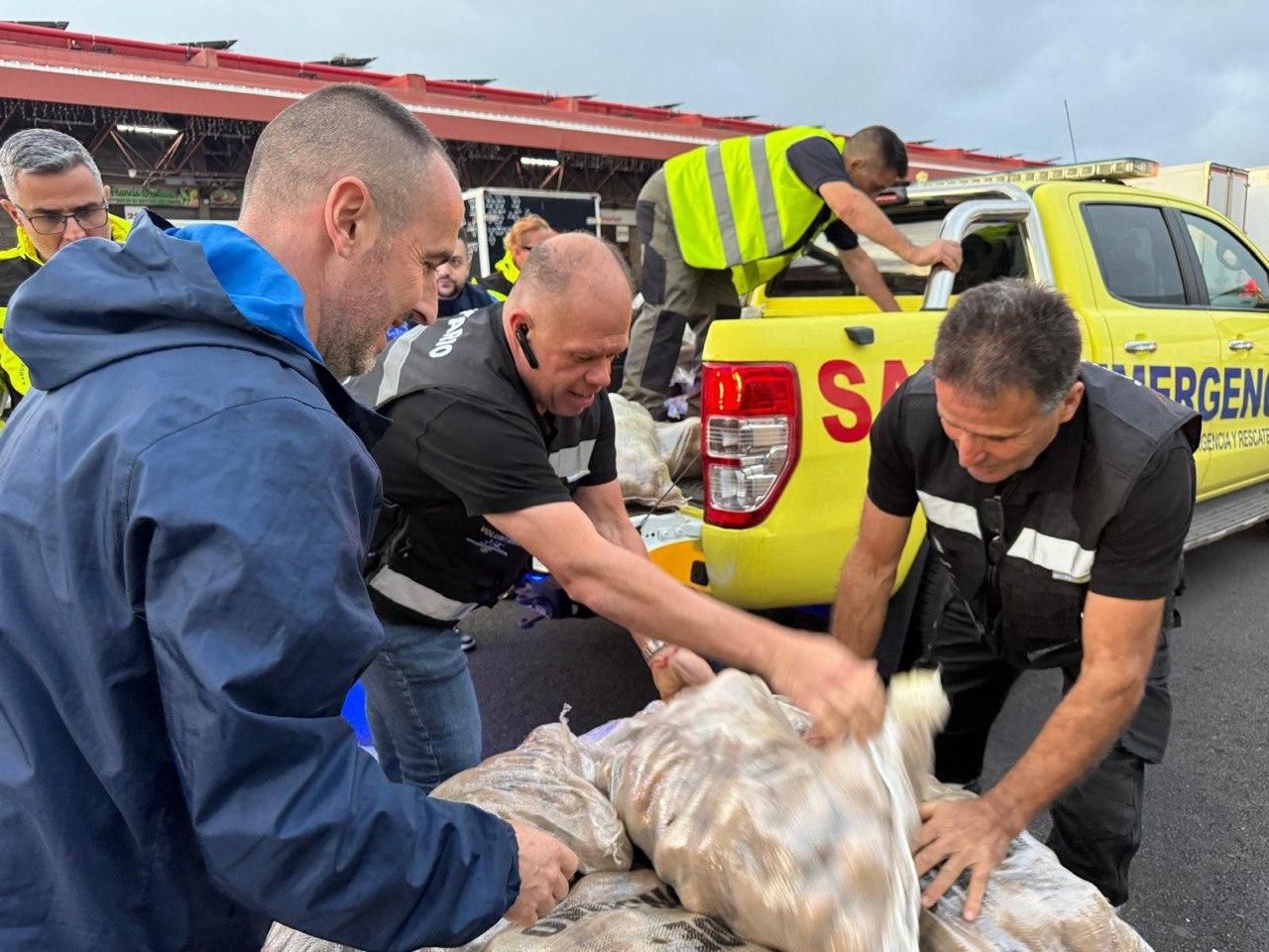 Donaciones durante el Telemaratón Solidario de Mírame Televisión este miércoles.
