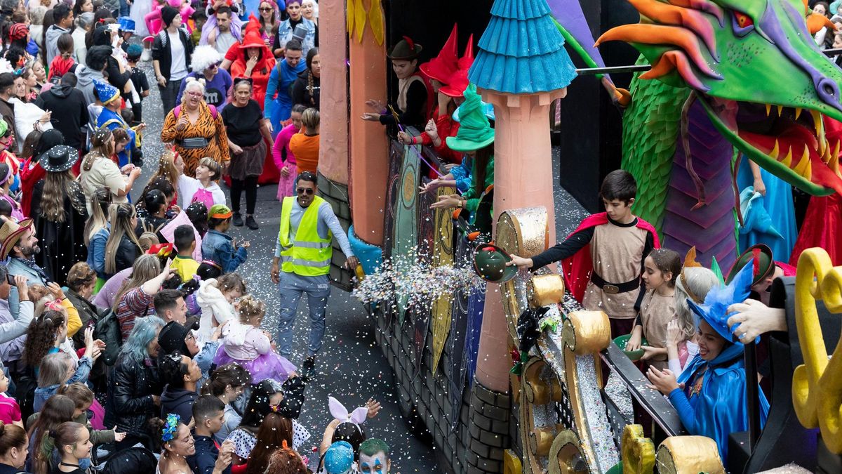 Dispositivo especial por la Cabalgata Infantil del Carnaval en Las Palmas de Gran Canaria