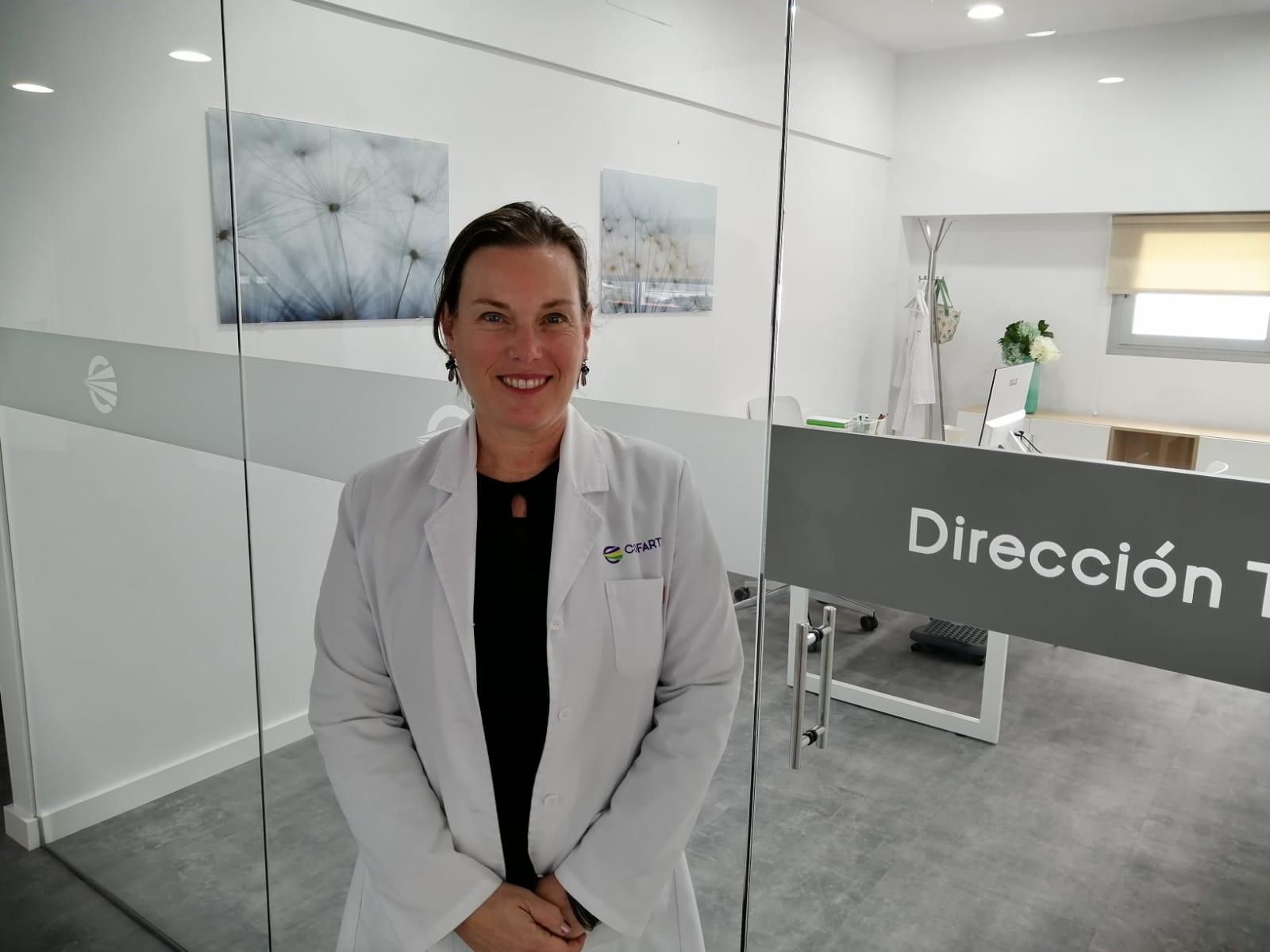 Cristina de Sancho, directora técnica de Cofarte en La Palma.