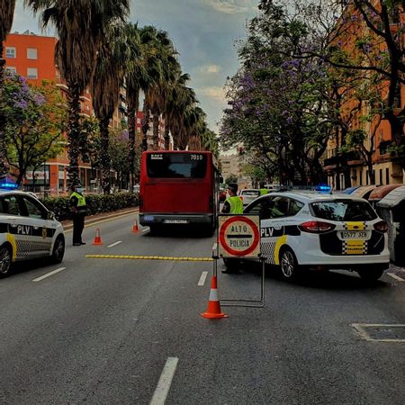 Control de la Policía Local.