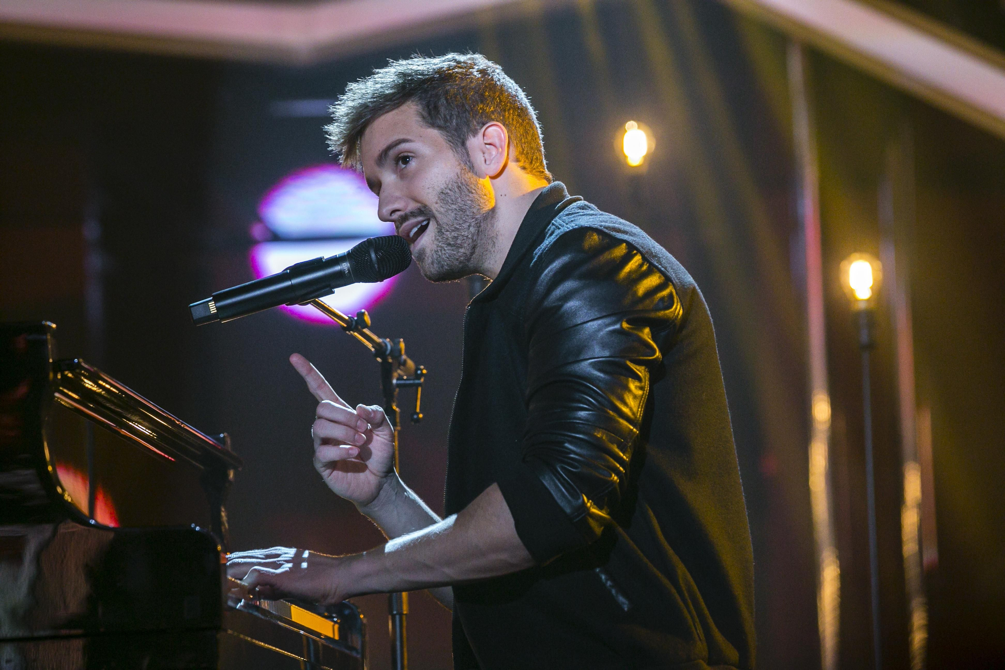 Pablo Alborán fue una de las estrellas invitadas en la final de OT