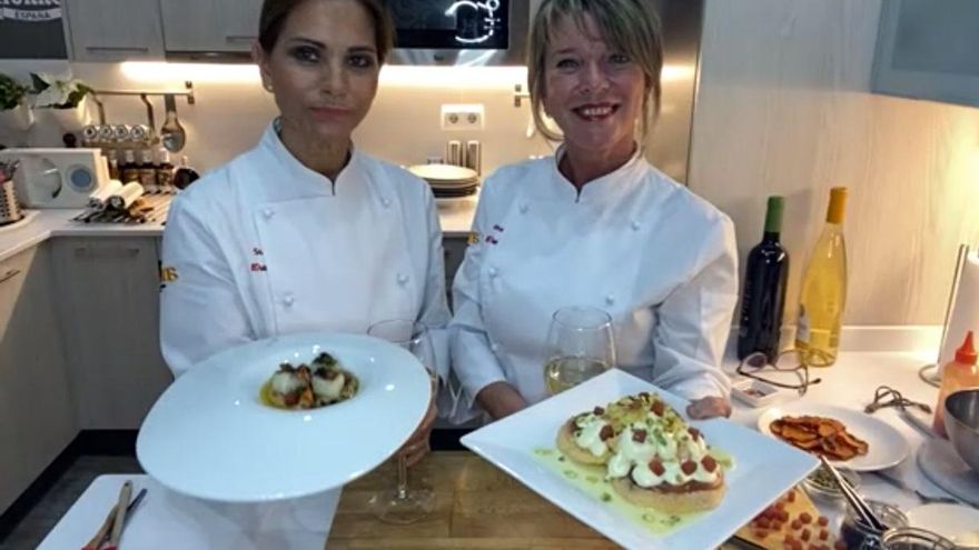 Sue y María nos hacen “sentir la Mancha” a través de sus vinos y sus productos en la primera jornada de la Fundación Tierra de Viñedos