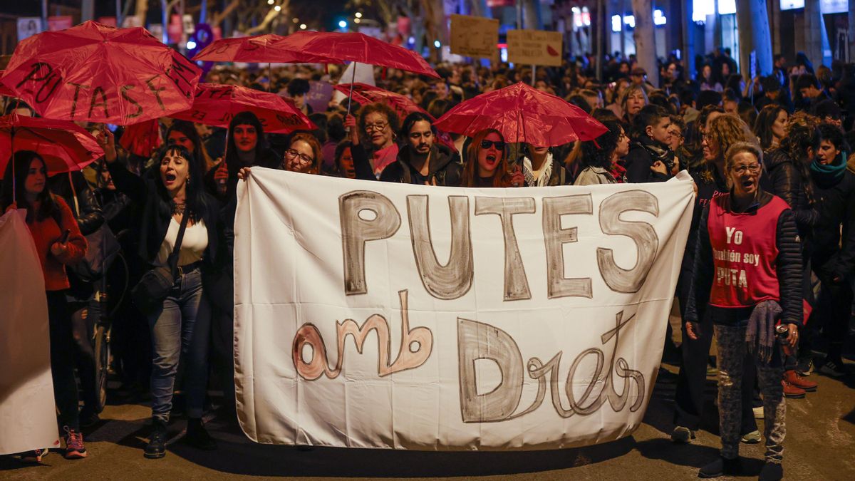 Marcha en Barcelona.