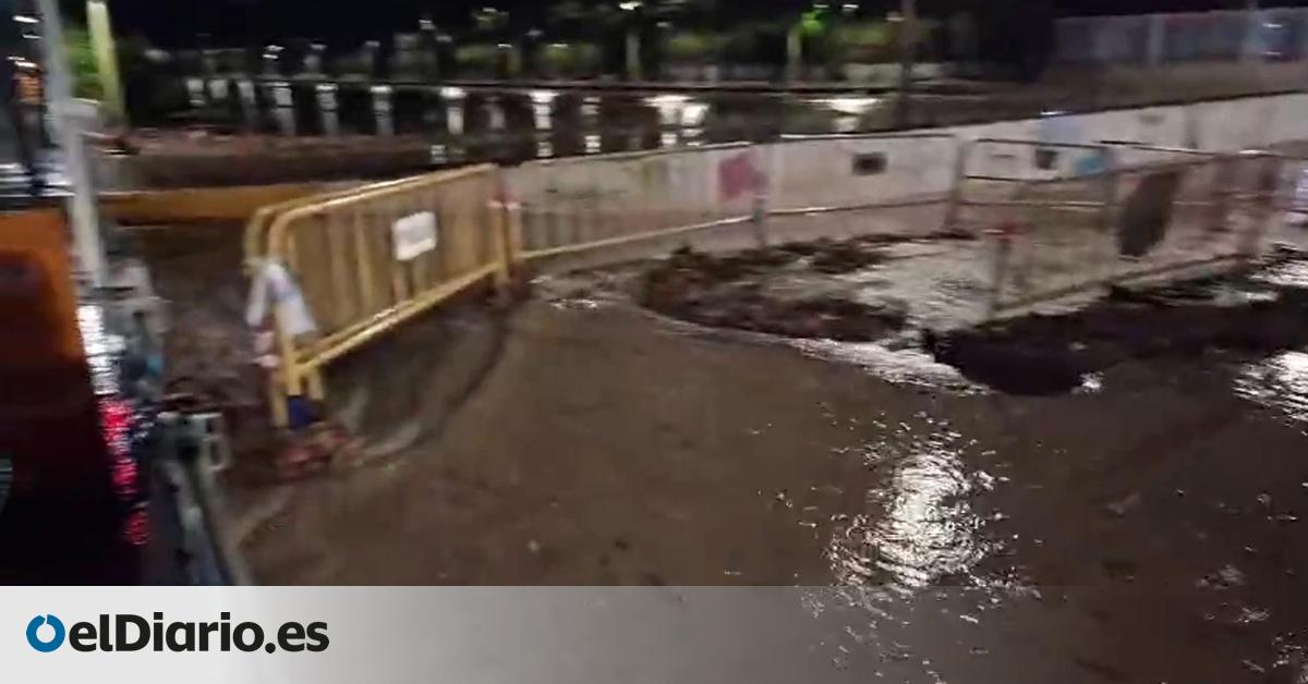 Las lluvias desbordan uno de los barrancos de la zona cero de la dana en Aldaia y obligan a rescates en Castelló