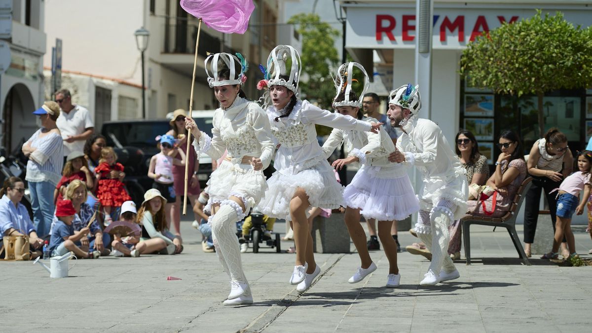 Actuación 'Jardín del viento' durante el Festival Barruguet 2024