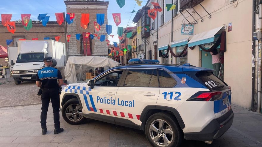 Dos agentes de la Policía Local de Tordesillas salvan la vida a septuagenario atragantado con un trozo de carne.