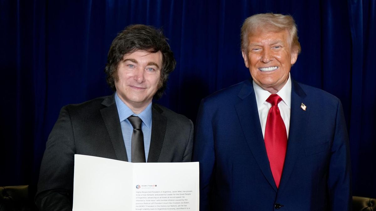 Javier Milei y Donald Trump, en Nueva York, el martes 23 de septiembre de 2025.