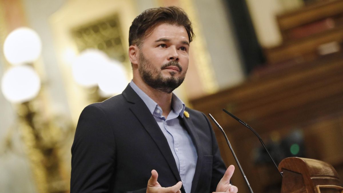 El portavoz de ERC en el Congreso, Gabriel Rufián.