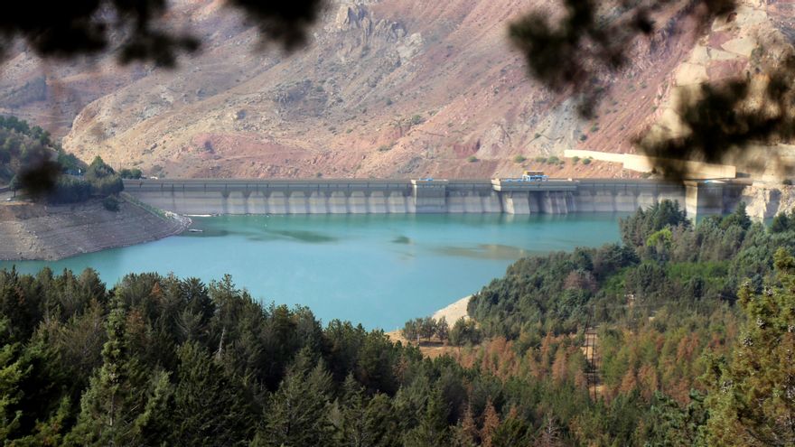 La presa de Latyan, a las afueras de Teherán, en una imagen de 2025.