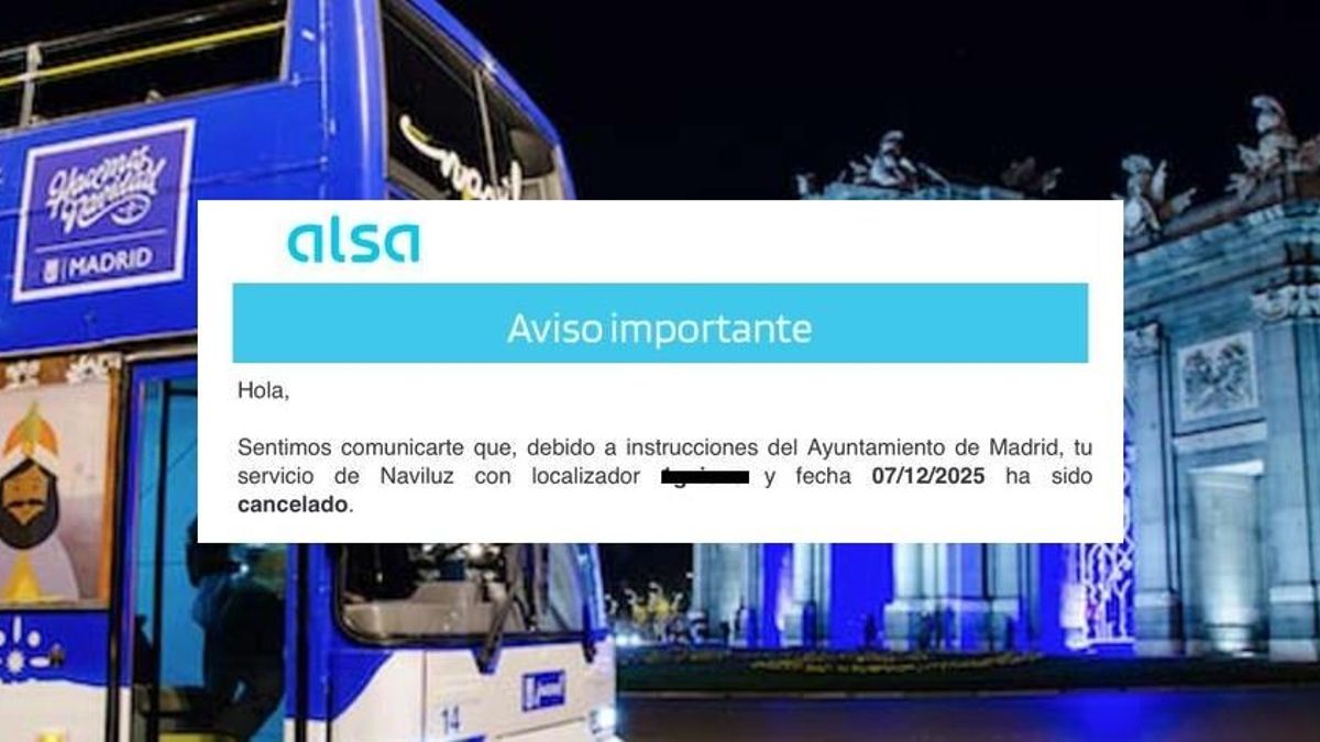 Caos en el Naviluz de Madrid durante el puente, con retrasos y billetes anulados por "instrucciones del Ayuntamiento"