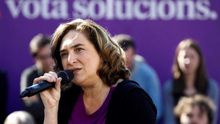 La alcaldesa de Barcelona, Ada Colau