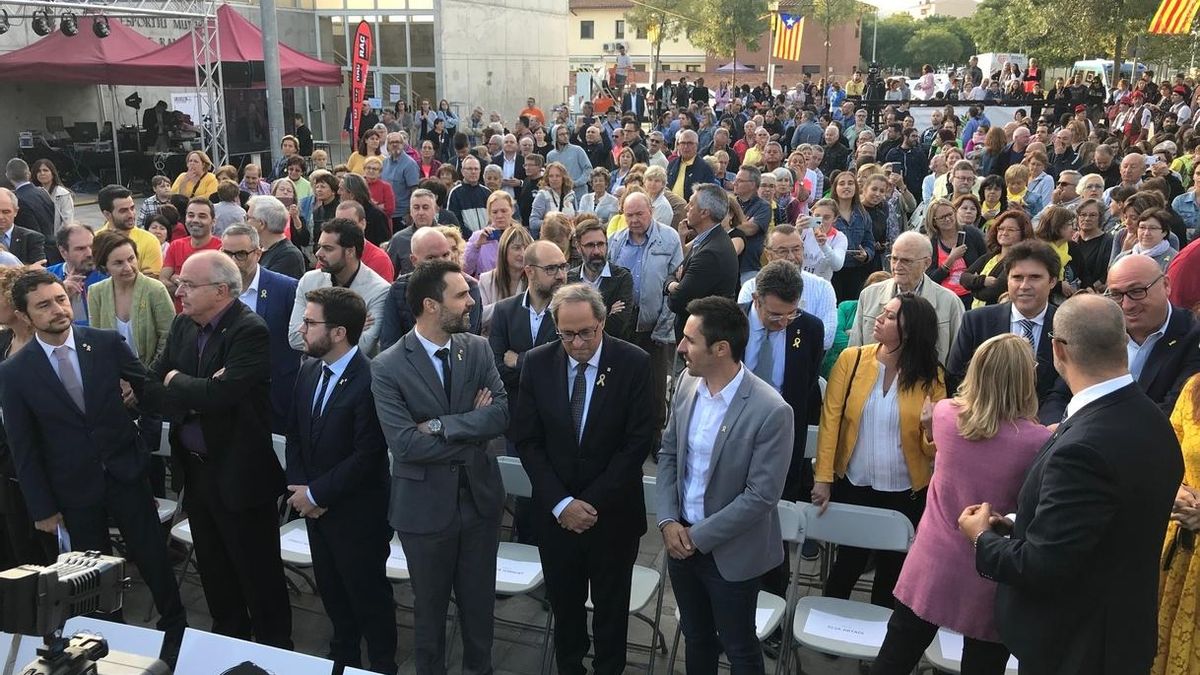 El Govern conmemora el 1-O desde el pueblo de Puigdemont donde hubo cargas policiales