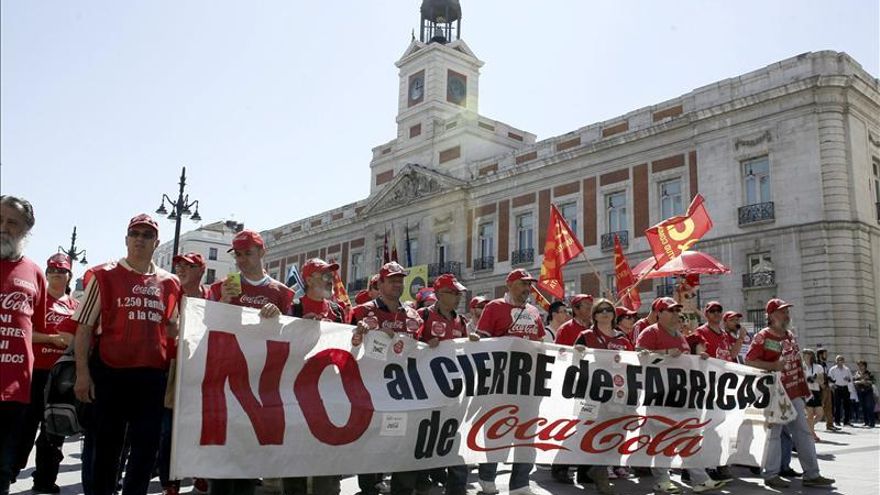 El Congreso rechaza la suspensión o intervención en el ERE de Coca-Cola