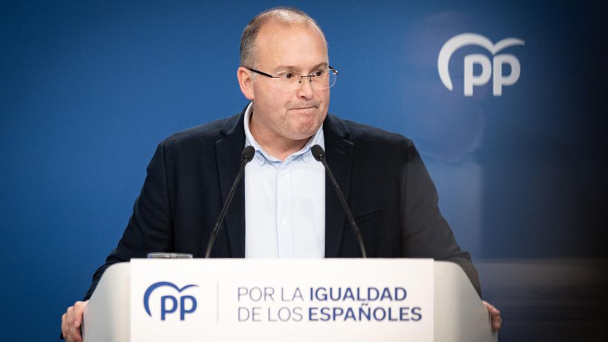 El vicesecretario nacional de Coordinación del PP, Miguel Tellado.