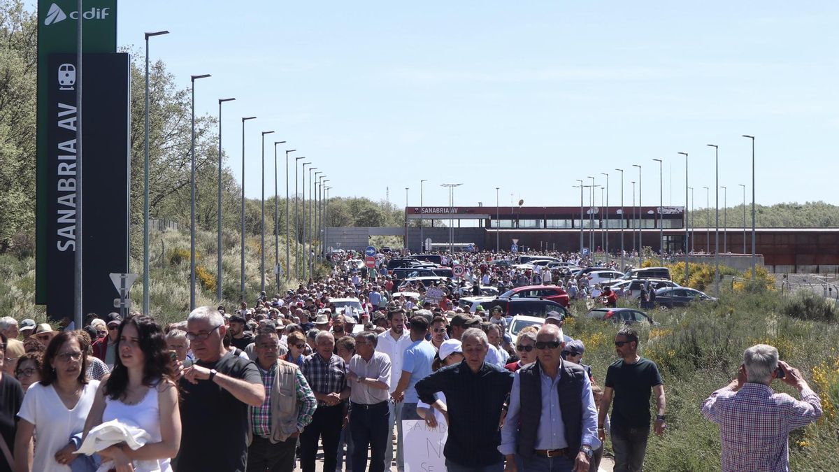 La comarca de Sanabria clama para que no le supriman frecuencias del AVE a Madrid