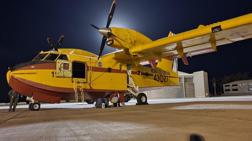 Un avión anfibio del Ejército de Aire