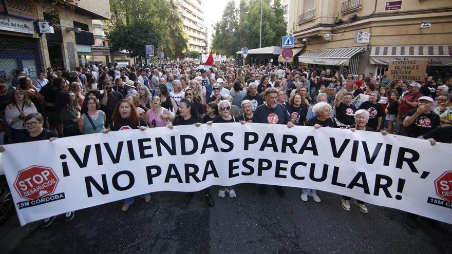 Manifestación por la vivienda en Córdoba el 4 de octubre de 2026