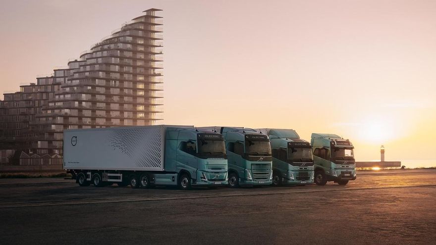 Gama de camiones electrificados de Volvo