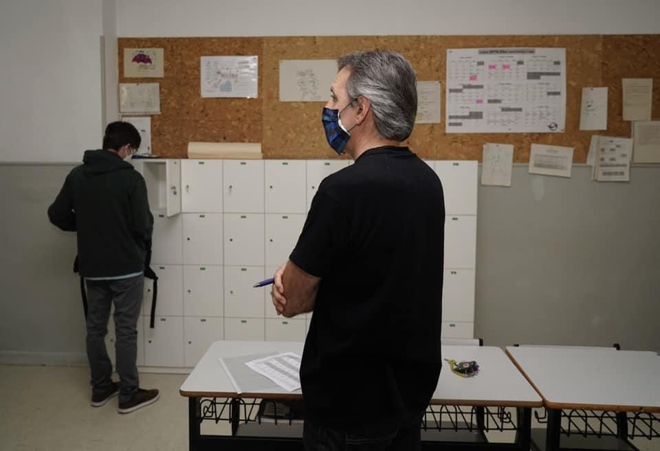 Regreso a las aulas en el colegio Urkide de Vitoria