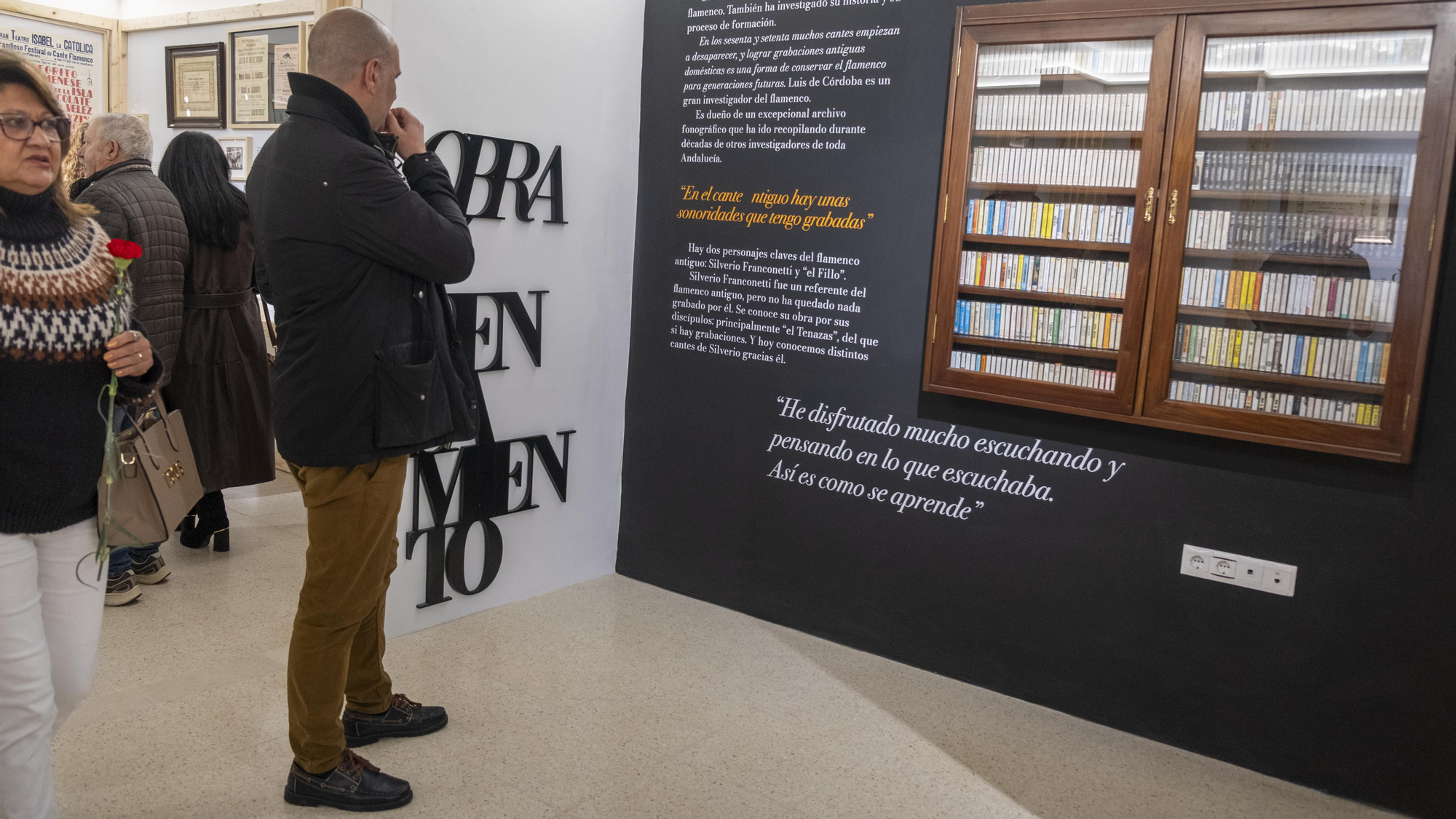 Posadas estrena un espacio dedicado al flamenco en honor al cantaor Luis de Córdoba