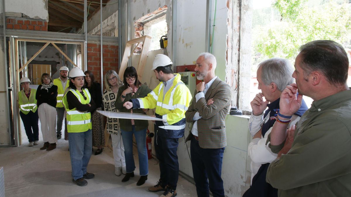 Obras de rehabilitación de las antiguas escuelas de La Serna.