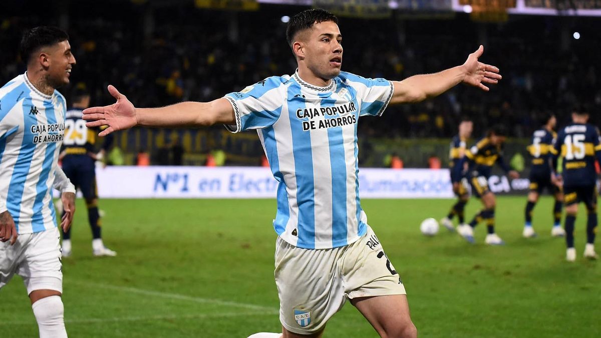 Clever Ferreira marcó el primer gol de Atlético Tucumán ante Boca, a los 20 minutos de la segunda mitad.