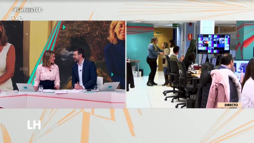 Homenaje frustrado de 'La Hora de La 1' a una trabajadora que se negó a salir en cámara: "¡No te vayas!"