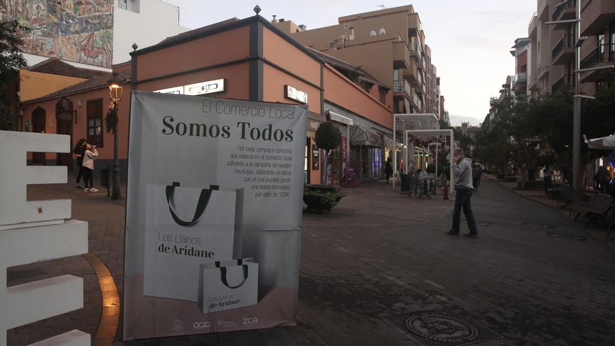 Los Llanos de Aridane tras dos días con el volcán dormido. (ALEJANDRO RAMOS)