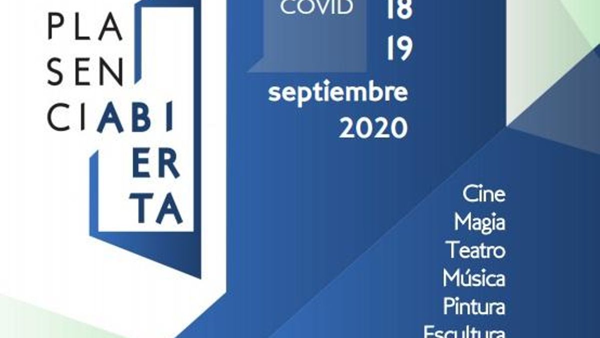 Cartel de la edición 2020 de 'Plasencia Abierta'
