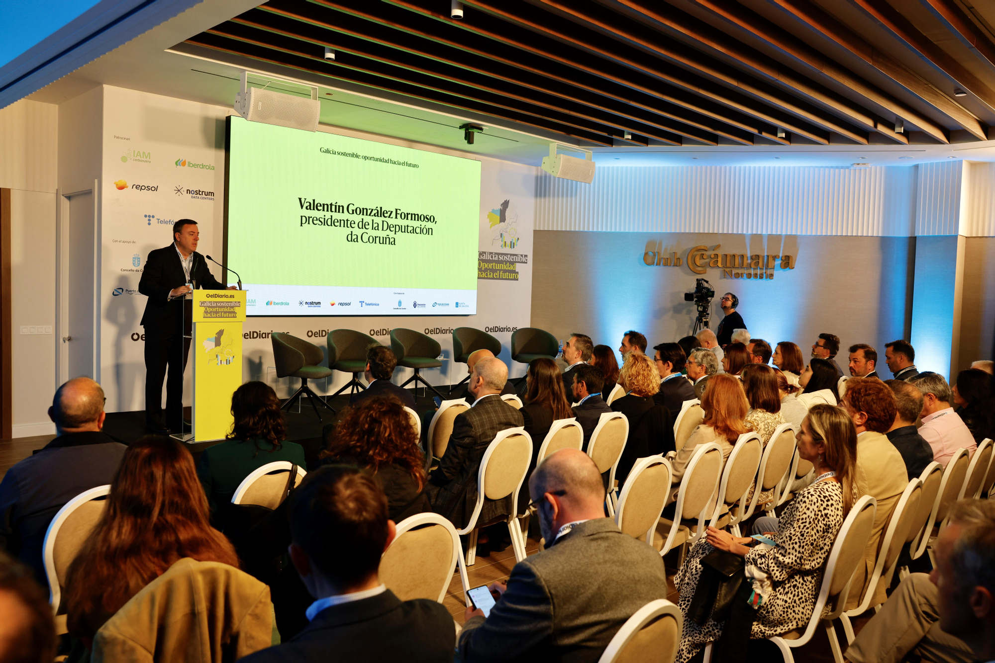 Valentín González Formoso, presidente de la Deputación da Coruña