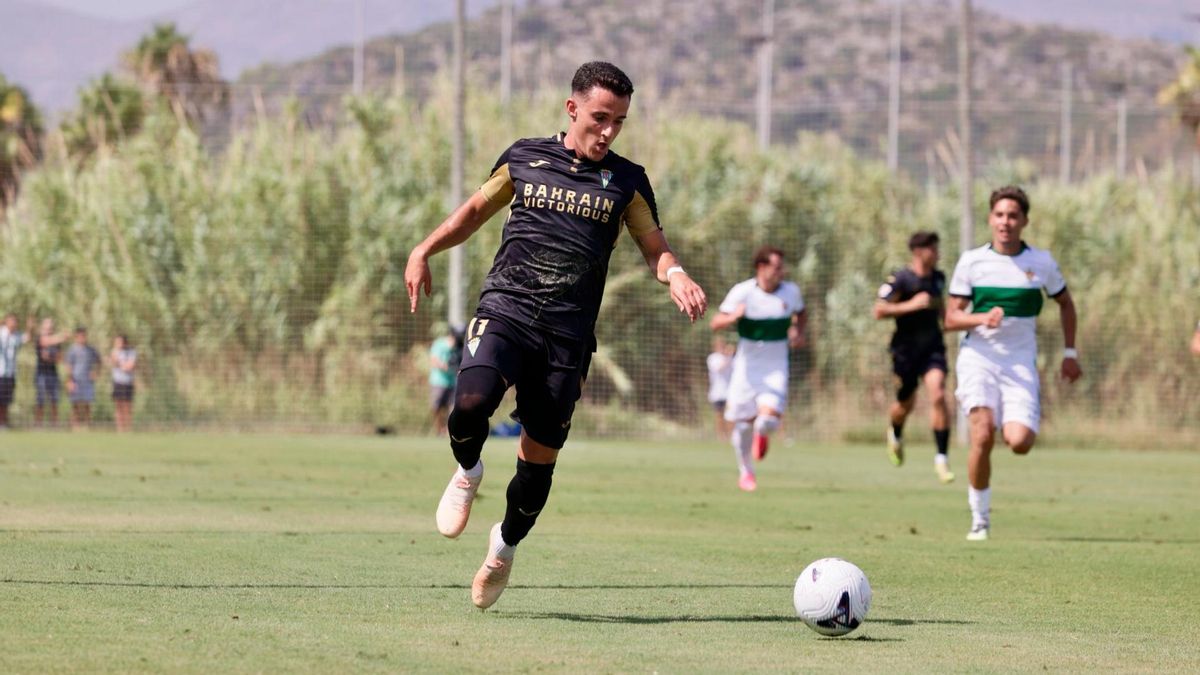 Diego Bri, durante el Córdoba CF - Elche CF