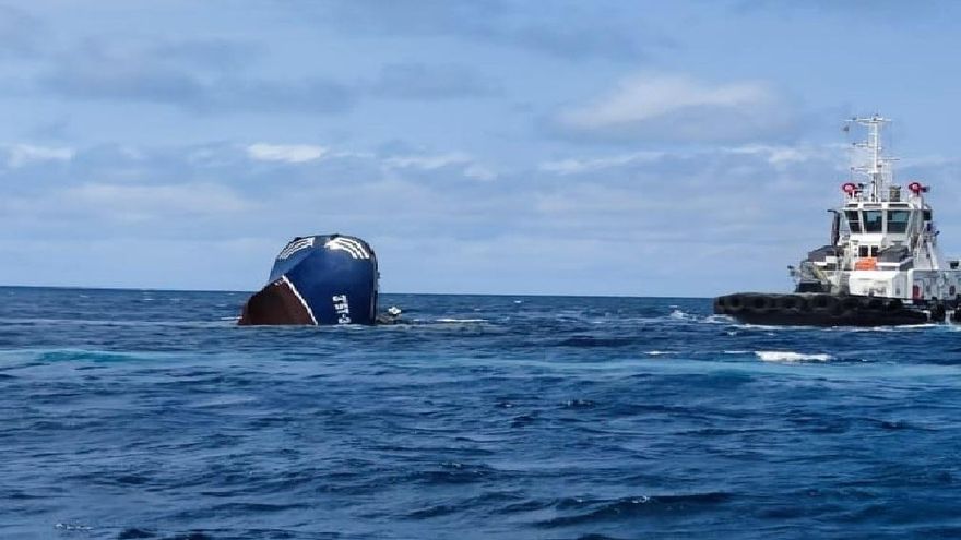 Barco hundido frente a Armintza