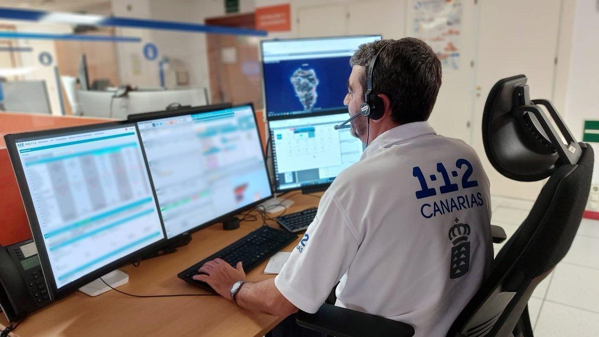 Herida una mujer en el vuelco de un vehículo en Garafía