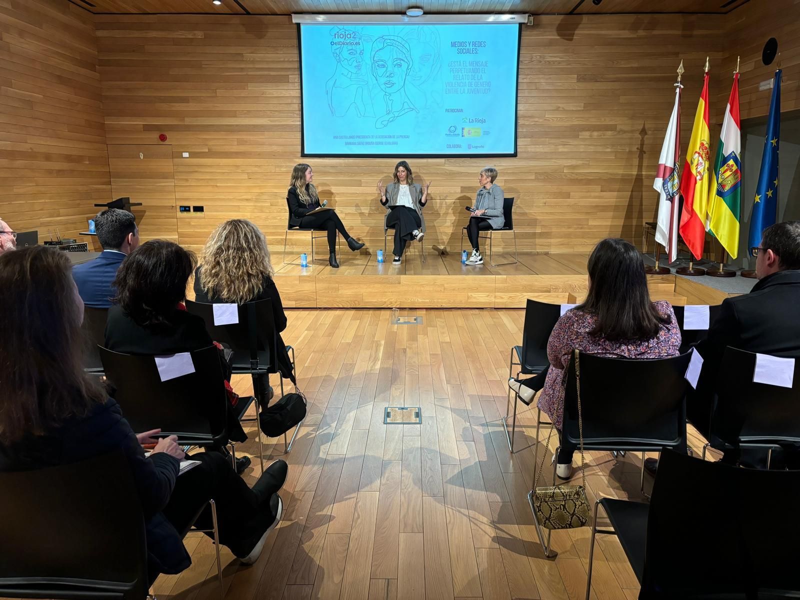 Un momento del comienzo de la jornada