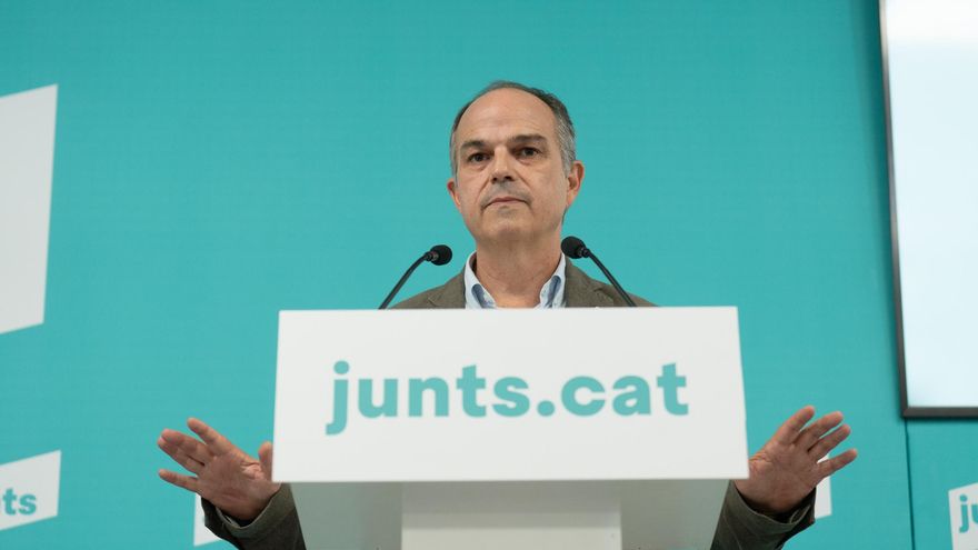 El secretario general de Junts, Jordi Turull, ofrece una rueda de prensa tras la reunión de la Ejecutiva, a 3 de octubre de 2022, en Barcelona, Catalunya (España). El exvicepresidente del Govern Jordi Puigneró ha revelado que Junts ha renunciado a su rest