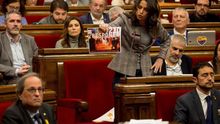 Arrimadas acusa a Torra de amparar "actos ilegales" de los CDR el 21D