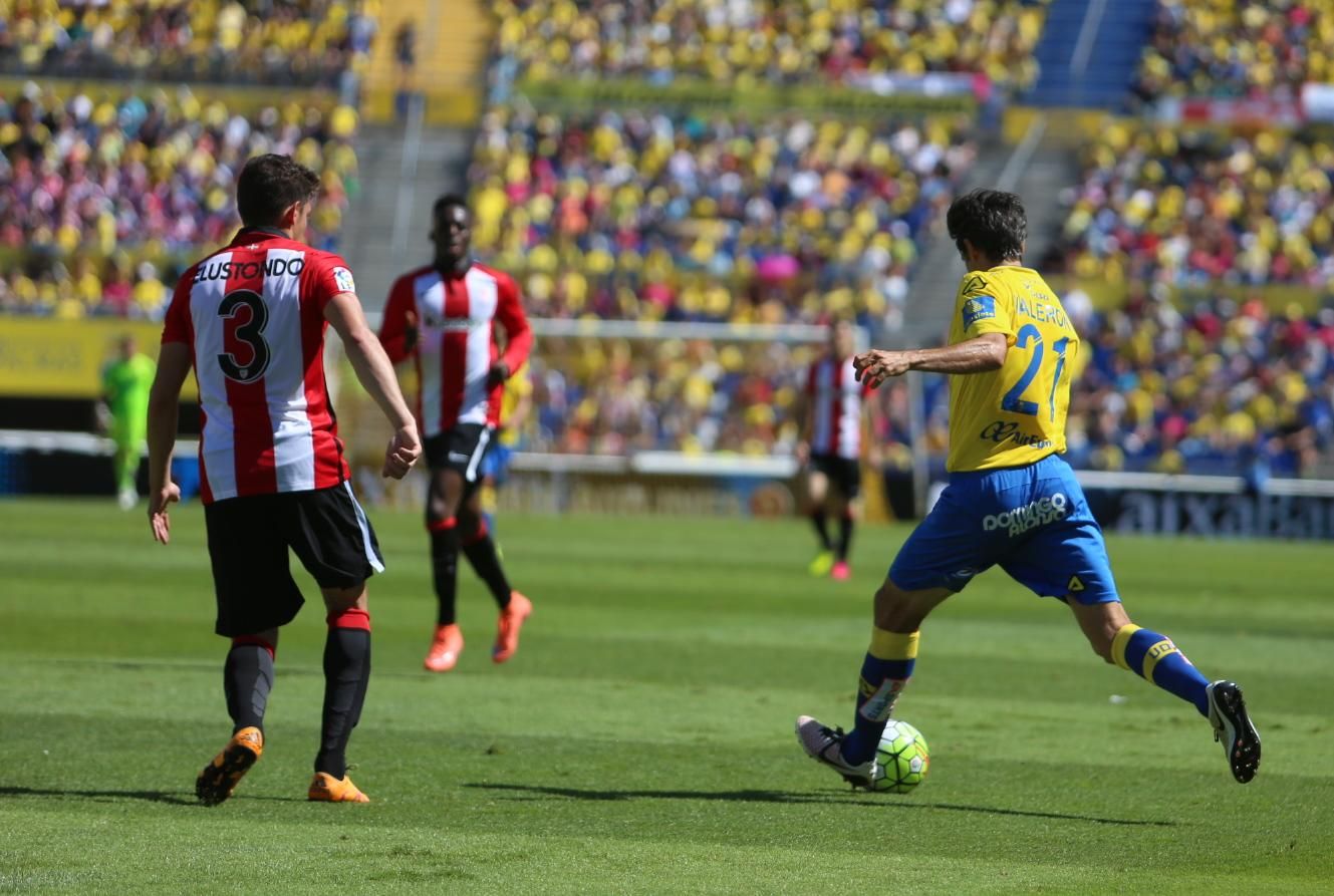 El último de partido de Juan Carlos Valerón en el Estadio de Gran Canaria. (Alejandro Ramos).