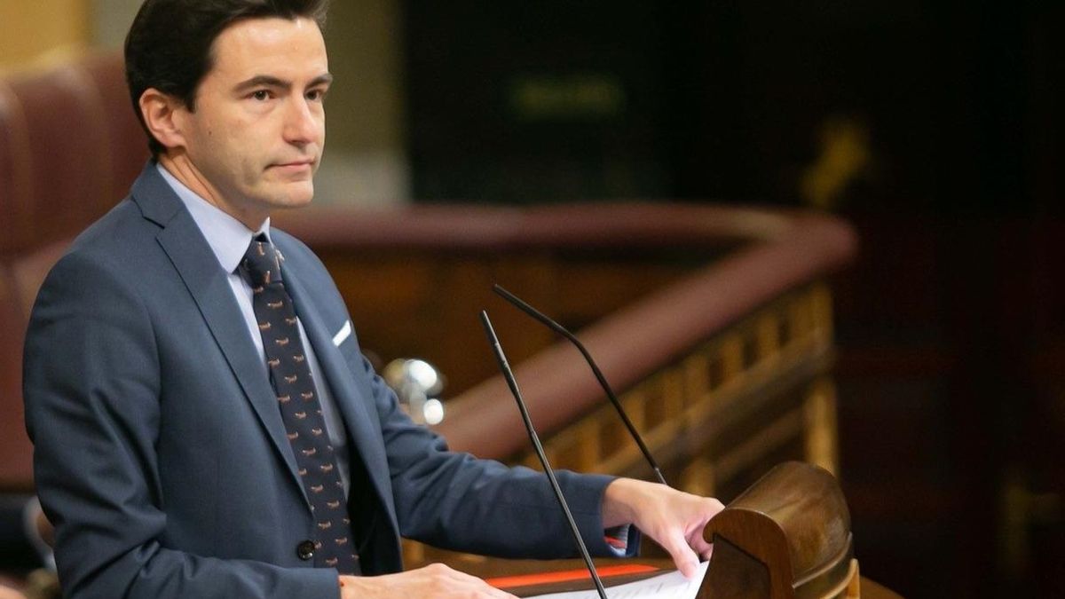 El diputado nacional del PSOE, Pedro Casares, en el Congreso. | ARCHIVO