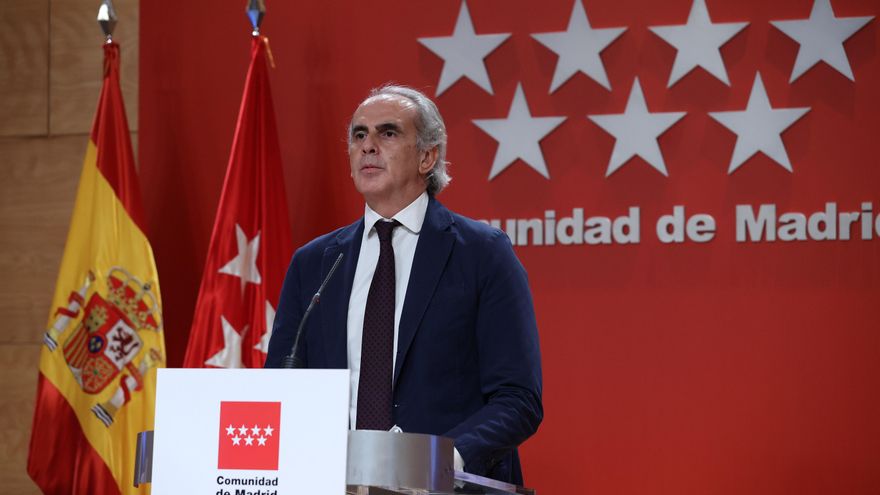 El consejero de Sanidad de la Comunidad de Madrid, Enrique Ruiz Escudero. EFE/JuanJo Martín/Archivo