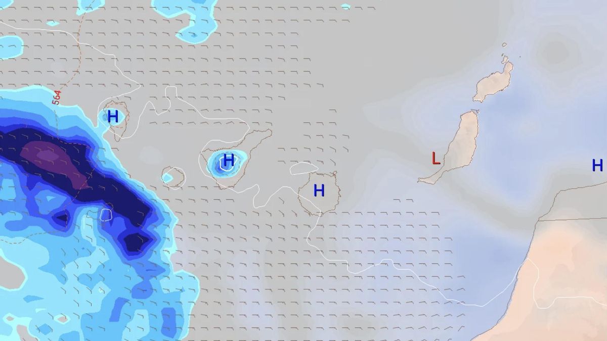 Canarias declara la alerta por lluvias en El Hierro y mantiene a La Palma en prealerta