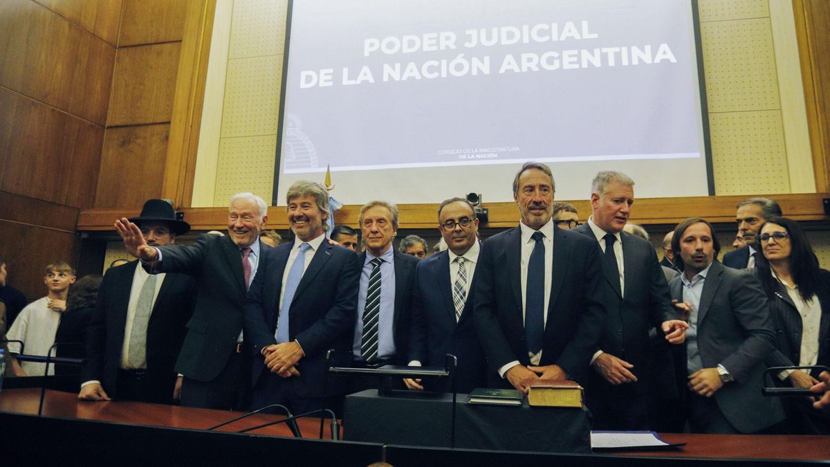 La jura de los nuevos jueces de la Cámara Federal, este jueves.